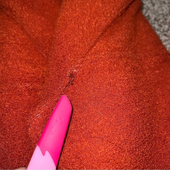 Y2K Vintage PrAna quarter zip knit red pullover jacket gorpcore - Picture 8 of 8